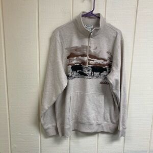 Ariat Women's Gray Quarter-Zip Sweatshirt